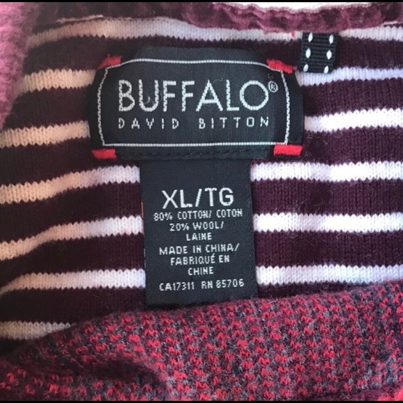 Buffalo David Bitton Wool Blend Sweater - Picture 3 of 5